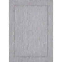Teppium Carpetsale24 In- & Outdoor Teppich - Wetterfestes Flachgewebe in Sisal-Optik mit Bordüre, Küchenteppich, Terrasse, Wohnzimmer Grösse: 60x100 cm