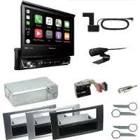Pioneer AVH-Z7200DAB Bluetooth USB Einbauset für Ford Focus C-Max Fiesta Transit