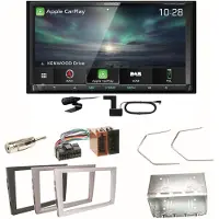 Kenwood DNX-7190DABS Carplay CD Einbauset für Opel Omega B Meriva A Agila Vivaro