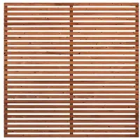 Plus Zaun Hauptelement Tokyo Thermo Wood 180 x 180 cm goldbraun