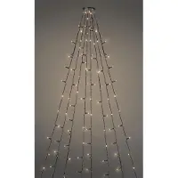 Inda 176 LED's Octopus Lichterkette für Innen und Außen warmweiß Baumkette inkl. Timer
