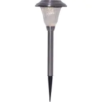 Star Trading 481-97 LED-Solar-Wegeleuchte "Barcelona", Edelstahl/Glas