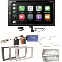Pioneer AVH-Z5200DAB Android Auto Einbauset für Opel Vectra C Signum Corsa Combo