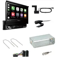Pioneer AVH-Z7200DAB Bluetooth CD USB Einbauset für Renault Kangoo KC Laguna 1 2