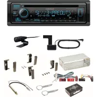 Kenwood KDC-BT950DAB Bluetooth Digitalradio Einbauset für Audi A3 8L