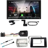 Kenwood DMX8021DABS Android Auto CarPlay Einbauset für Renault Master 3 ab 2019
