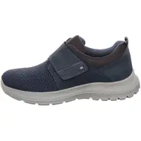Jomos Confidence Slipper in Übergrößen Blau 330397 965 9025 große Herrenschuhe