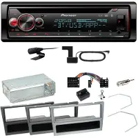 Pioneer DEH-S720DAB Bluetooth USB Einbauset für Opel Vectra C Signum Corsa Combo