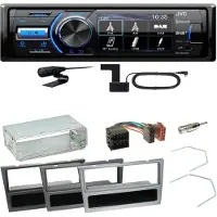 JVC KD-X561DBT DAB+ Bluetooth USB Einbauset für Opel Vectra C Signum Corsa Combo