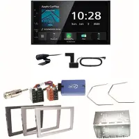 Kenwood DMX5020DABS Android Auto Einbauset für Opel Vectra C Signum Corsa Combo