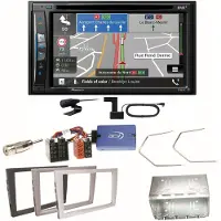 Pioneer AVIC-Z730DAB Navigation Einbauset für Opel Omega B Meriva A Agila Vivaro
