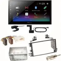 Pioneer DMH-A340DAB Digitalradio Bluetooth Einbauset für Kia Sportage JE Rio JB