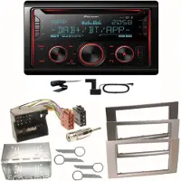 Pioneer FH-S820DAB DAB+ Bluetooth Einbauset für Ford Focus Fusion Galaxy S-Max