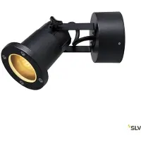 SLV 1002867 NAUTILUS WL QPAR51 Outdoor Wandaufbauleuchte schwarz
