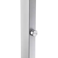 Alco LED-Stehleuchte 9080-1 Aluminium mit Metallfuß 60W silber