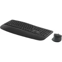 Logitech Signature Comfort Plus Combo MK880 for Business, Kabellos, USB + Bluetooth, Plunger key switch, QWERTZ, Graphit, Maus enthalten