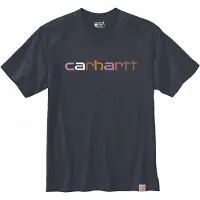Carhartt HEAVYWEIGHT S/S GRAPHIC T-SHIRT 105797, Farbe:navy, Größe:S