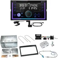 JVC KW-DB95BT Bluetooth Digitalradio Einbauset für Citroen C2 C3 Berlingo Jumpy