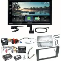 Kenwood DMX7722DABS Android Auto CarPlay Einbauset für Audi A4 B6 B7 Seat Exeo