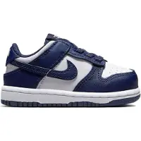 Nike Dunk Low White Midnight Navy (TD) - EU 25