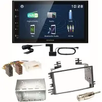 Kenwood DMX129DAB DAB+ Bluetooth USB Einbauset für Kia Sportage JE Rio JB