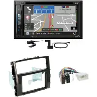 Pioneer AVIC-Z730DAB USB Digitalradio Einbauset für Mitsubishi Pajero ab 2015