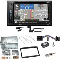 Pioneer AVIC-Z730DAB Navigation USB MP3 Einbauset für Peugeot 307 Citroen C2 C3