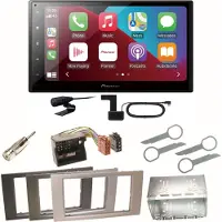 Pioneer SPH-DA160DAB Android Auto Einbauset für Ford Focus C-Max Fiesta Transit