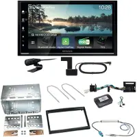 Kenwood DMX7722DABS Android Auto Einbauset für Citroen C2 C3 Berlingo Jumpy