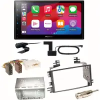 Pioneer SPH-DA77DAB CarPlay Android Auto Einbauset für Kia Sportage JE Rio JB