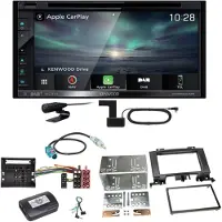 Kenwood DNX-5190DABS Navi CarPlay Einbauset für Mercedes Sprinter W906 Crafter