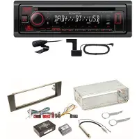 Kenwood KDC-BT450DAB Bluetooth Digitalradio CD Einbauset für Audi A3 8P 8PA