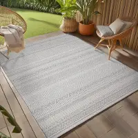 Teppium Carpetsale24 Outdoor Teppich Wetterfest & UV-beständig, ideal für Küche, Balkon, Terrasse, Garten, Wohnzimmer, Grösse: 280x370 cm