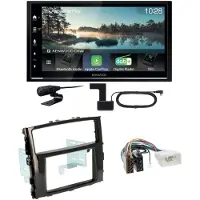 Kenwood DMX7722DABS Android Auto CarPlay Einbauset für Mitsubishi Pajero ab 2015