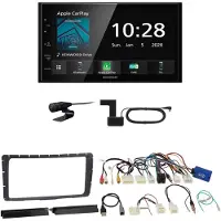 Kenwood DMX-5020DABS CarPlay Android Auto USB Einbauset für Toyota Hilux ab 2011
