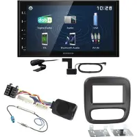 Kenwood DMX129DAB DAB+ Bluetooth USB Einbauset für Nissan NV300