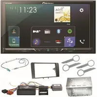 Pioneer SPH-DA230DAB Bluetooth Carplay Android Auto Einbauset für Audi A3 8P 8PA