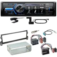 JVC KD-X561DBT Digitalradio Bluetooth USB Einbauset für MINI R50 R52 R53