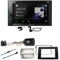 Pioneer AVH-A3200DAB USB DAB+ MP3 Autoradio Einbauset für Opel Movano ab 2019