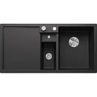BLANCO COLLECTIS 6 S Einbauspüle / SILGRANIT / Anthrazit / Becken rechts / Excenter