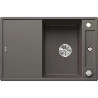 BLANCO AXIA III 45 S SILGRANITE vulkanisch grau