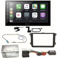 Pioneer SPH-DA250DAB Bluetooth USB Einbauset für Beetle Jetta Sharan Tiguan T5