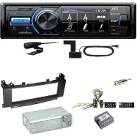 JVC KD-X561DBT DAB+ Bluetooth USB Einbauset für Mercedes A B Klasse W245 W169
