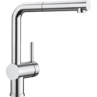 BLANCO Küchenarmatur LINUS-S DVGW edelstahl gebürstet 526242