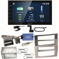 Kenwood DMX129DAB DAB+ Bluetooth Einbauset für Ford Focus C-Max Fiesta Transit