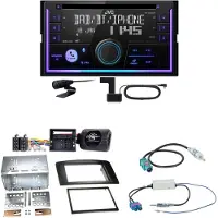 JVC KW-DB95BT Bluetooth Digitalradio USB CD Einbauset für Mercedes ML W164