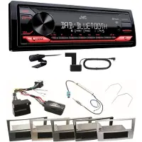 JVC KD-X272DBT Digitalradio USB MP3 FLAC Einbauset für Astra H Corsa D Zafira B