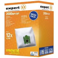 Expert 2000 MP EXP, Staubbeutel, Grün, Weiß, Synthetisch, 12 Stück(e)