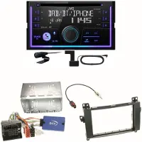 JVC KW-DB95BT Bluetooth Digitalradio Einbauset für Mercedes Viano Vito W639