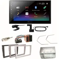 Pioneer DMH-A340DAB Digitalradio Einbauset für Opel Omega B Meriva A Agila Vivaro